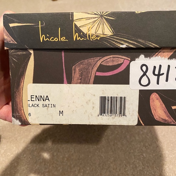 Nicole Miller Satin Slides Size 6 NIB - Picture 6 of 7